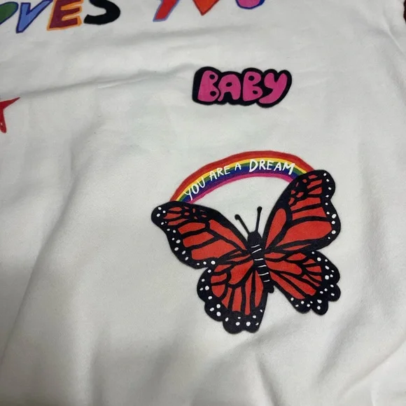 The Mayfair Group @ISCREAMCOLOR Sweatshirt Crewneck Somebody Loves You - Picture 9 of 13